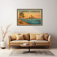 Coastal Serenity Corpus Christi Poster Print