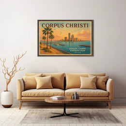 Coastal Serenity Corpus Christi Poster Print