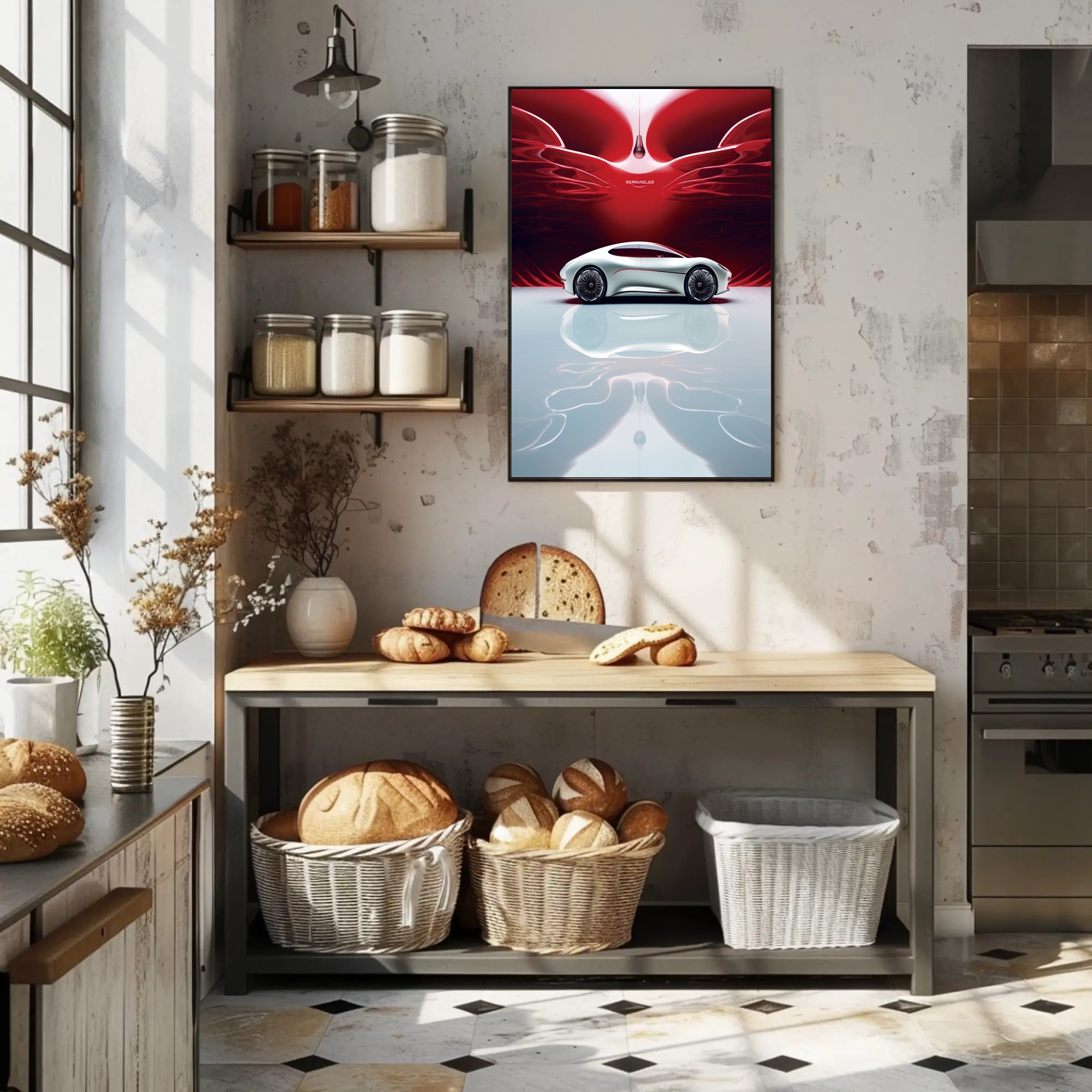 Futuristic Elegance Poster