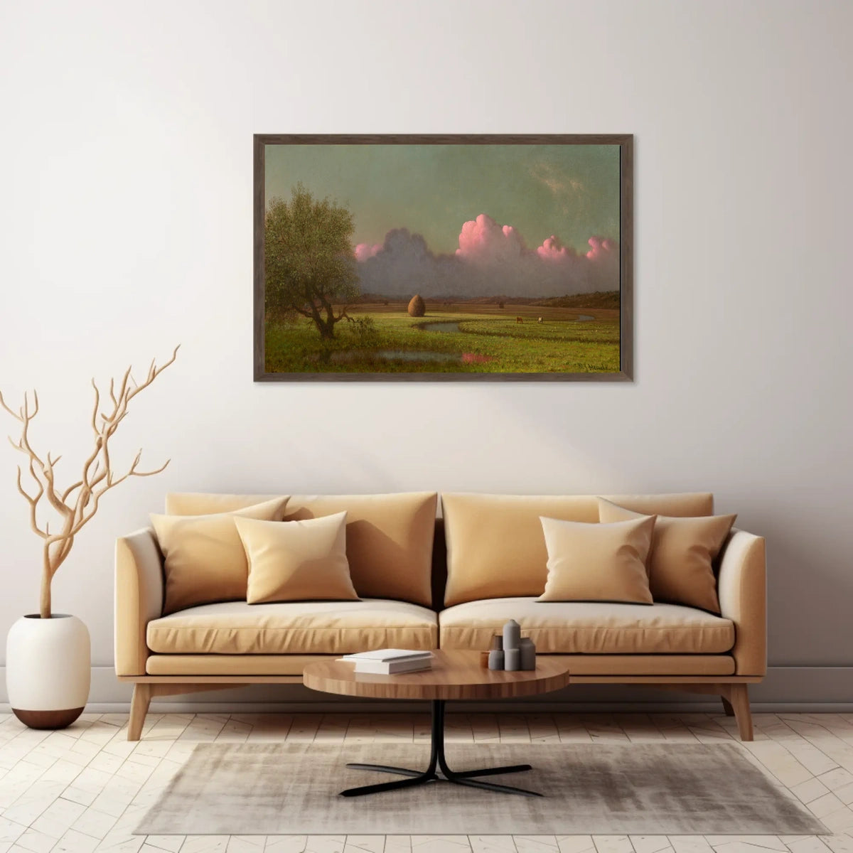 Serene 19th Century Pastoral Landscape Artistic Poster