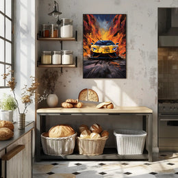 Blaze of Speed Poster PosterGoat