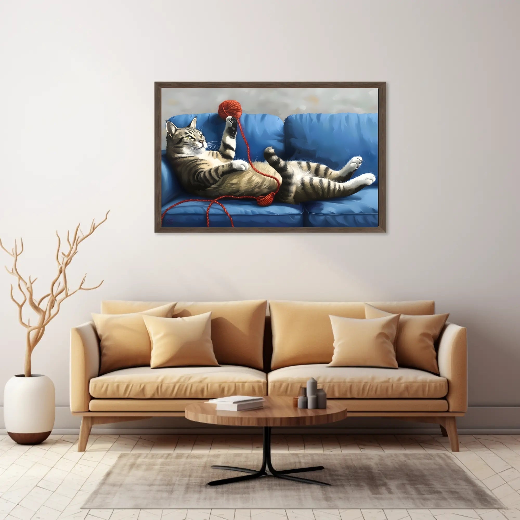 The Playful Cat Poster