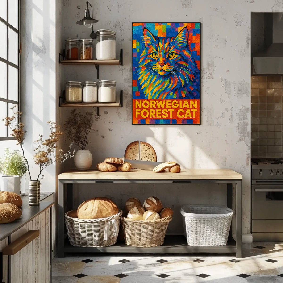 Norwegian Forest Cat Poster