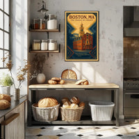 Boston Cradle of Liberty Urban or Cityscape Poster