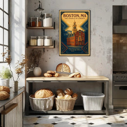 Boston Cradle of Liberty Urban or Cityscape Poster