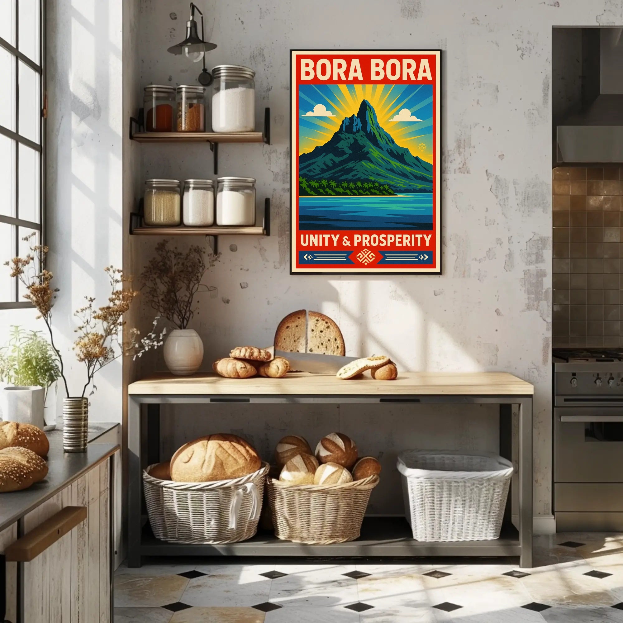 Bora Bora  Unity & Prosperity Poster PosterGoat