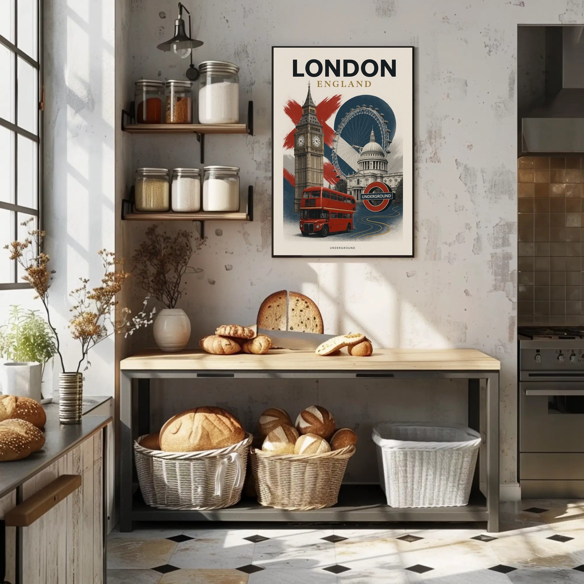 London Landmarks Poster PosterGoat