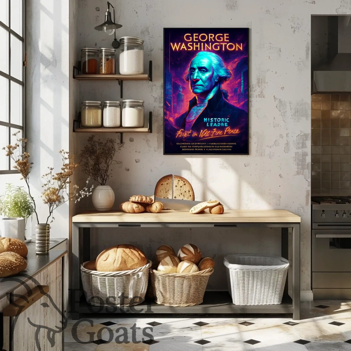George Washington Modern Legacy Historical or Presidential Poster