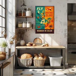 Fly to Christmas Island Poster