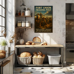 Fort Union Trading Post Poster