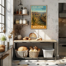 Discover Arizona - Land of the Grand Canyon Poster