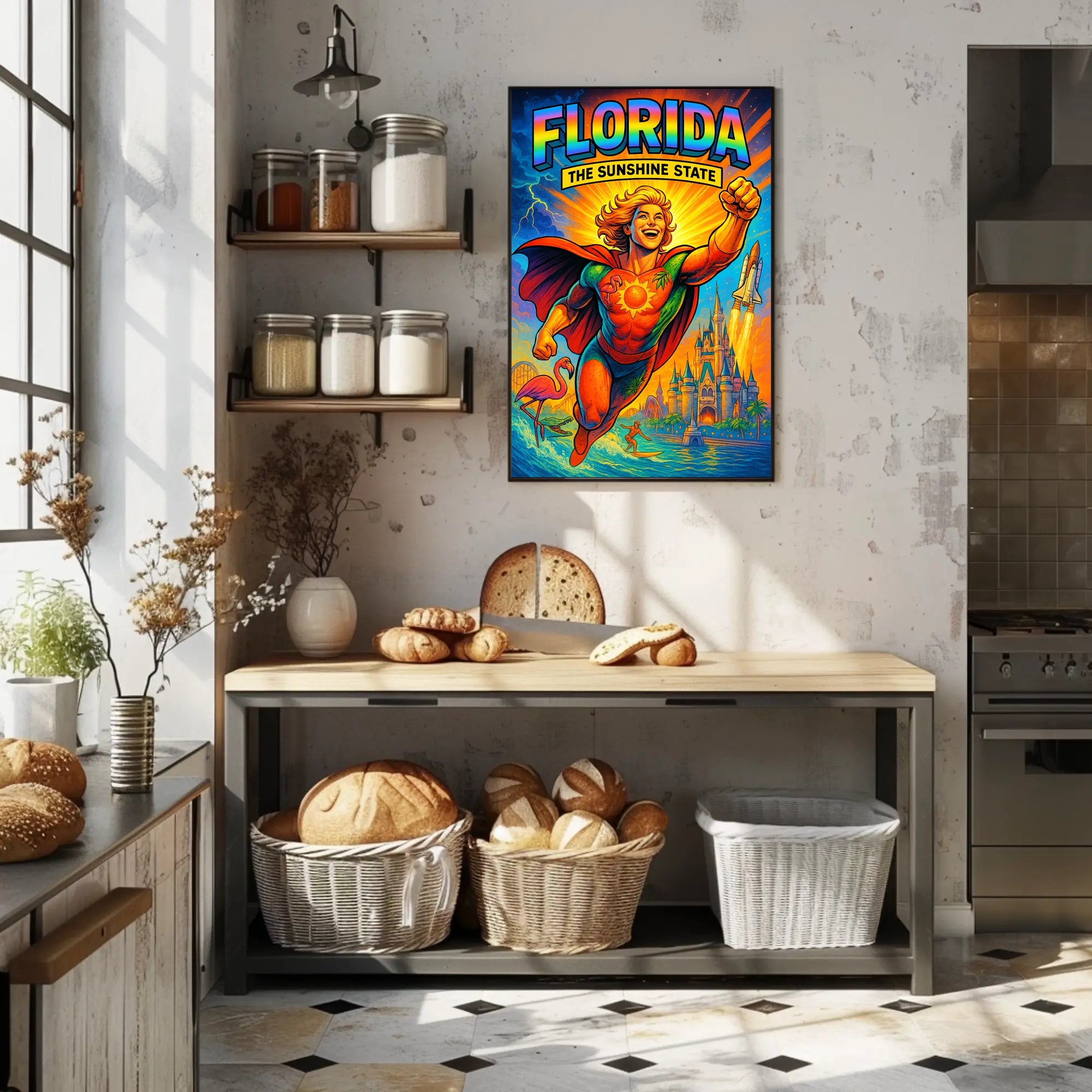 Florida The Sunshine State Poster PosterGoat