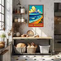 Lake Michigan Scenic Poster
