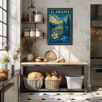 Alabama State Capitol Poster