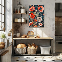 Vibrant Floral Symphony Wall Art Print