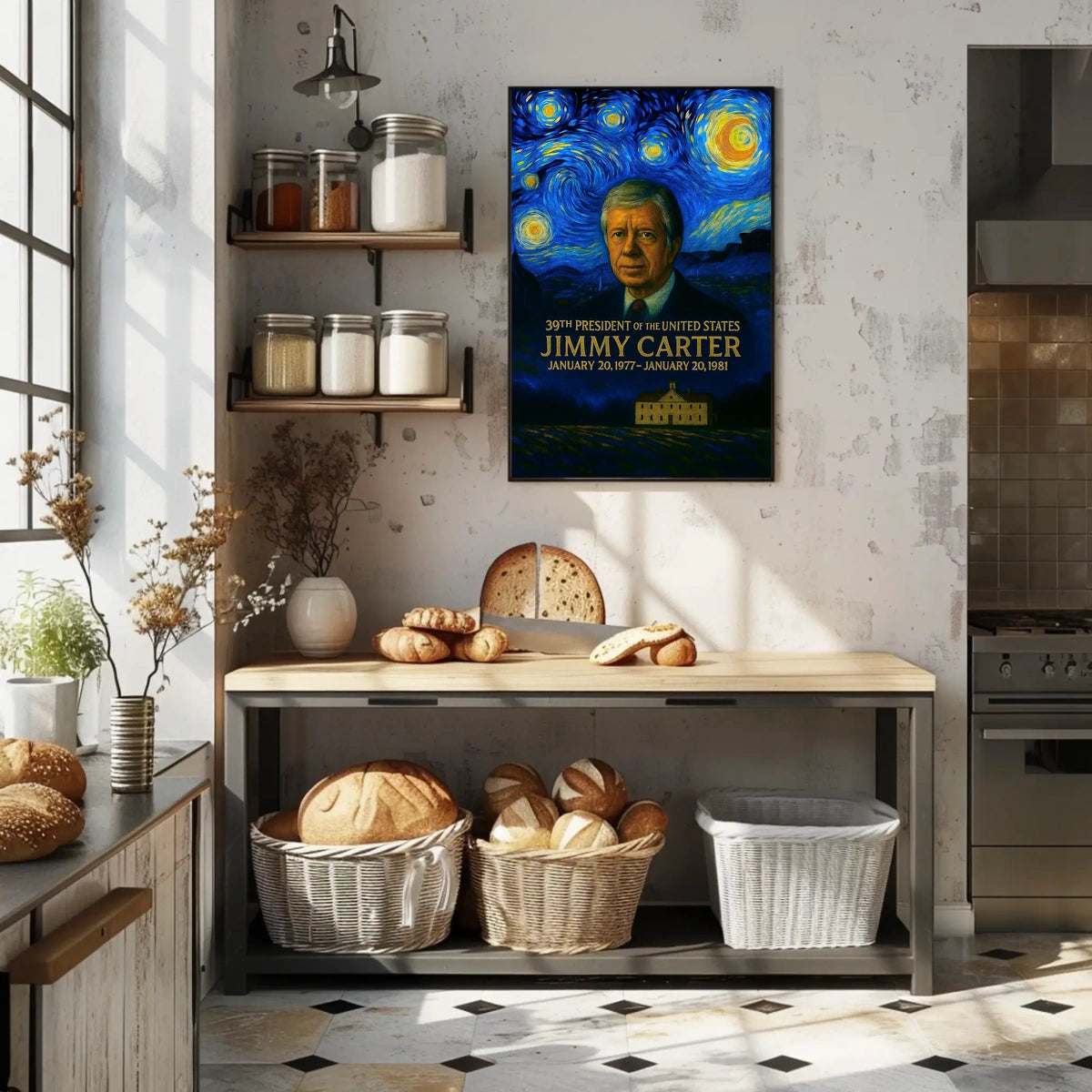 Jimmy Carter 39th President of the United States Presidential Masterpiece Series Poster