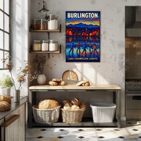 Burlington Lake Champlain Lights Poster