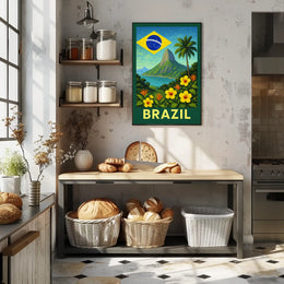 Brazil Vibrant Landscapes Poster
