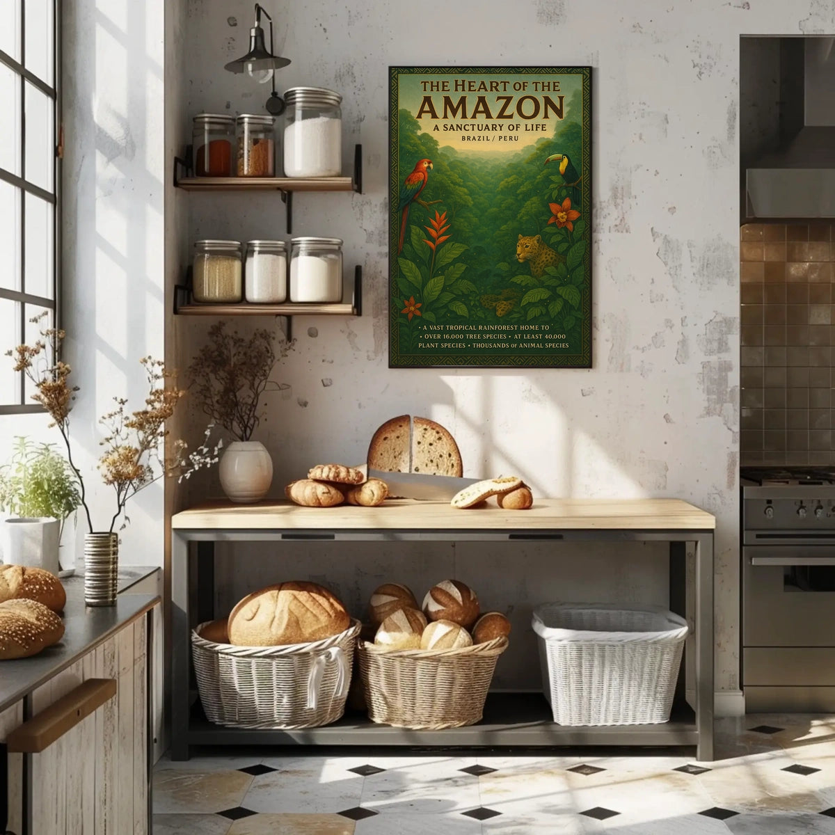 The Heart of the Amazon A Sanctuary of Life Poster