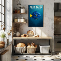 Blue Tang Jewel Of The Ocean Poster