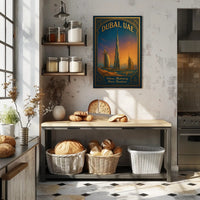 Dubai, UAE Where Modernity Meets Tradition Poster