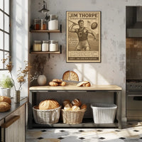 Jim Thorpe Legendary Athlete Jim Thorpe Poster