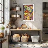 Vibrant Abstract Expression Poster