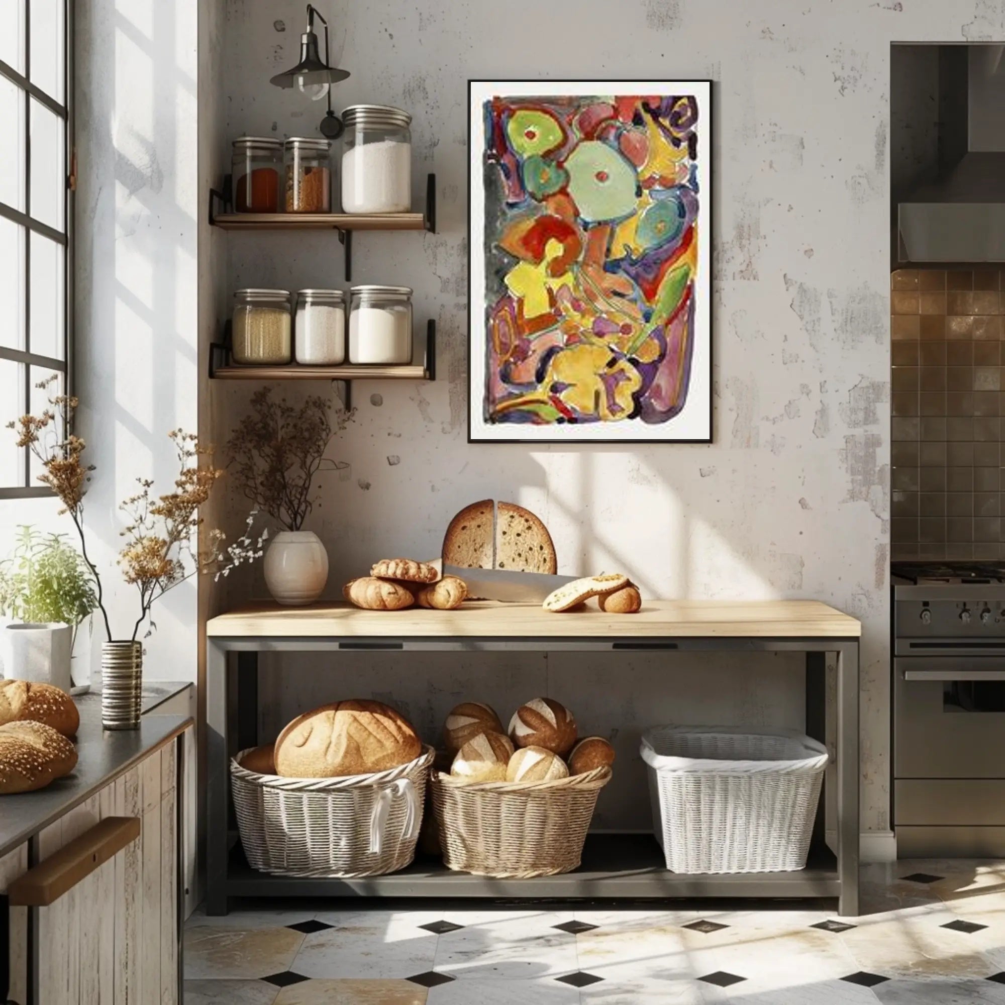 Vibrant Abstract Expression Poster