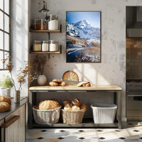 Majestic Mountain Trek Poster