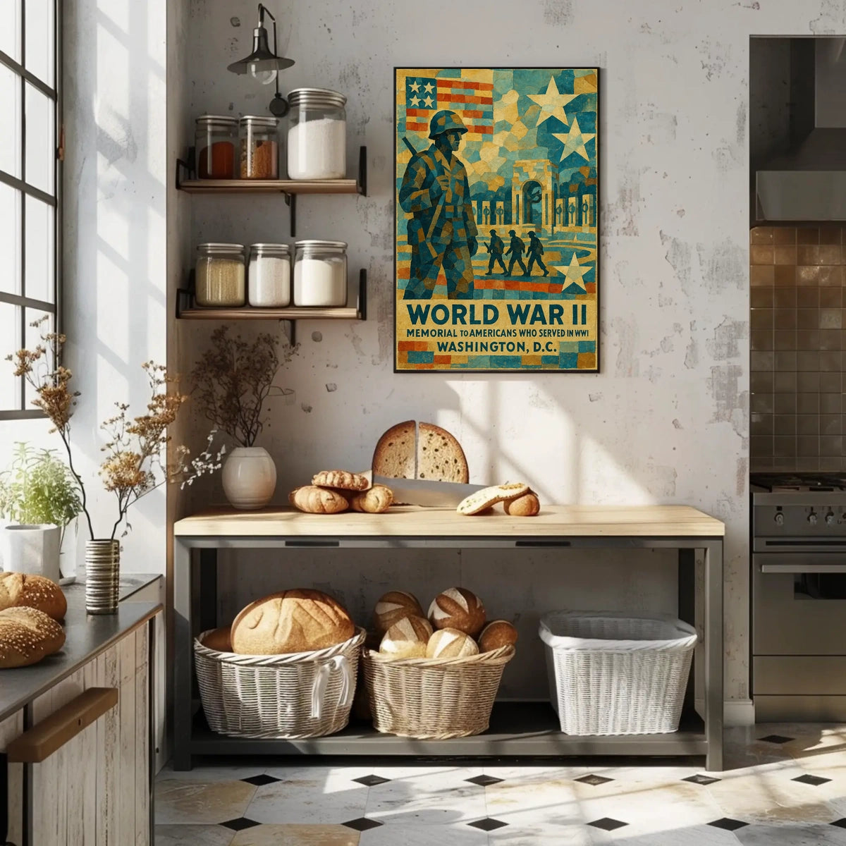 World War Ii Memorial Poster