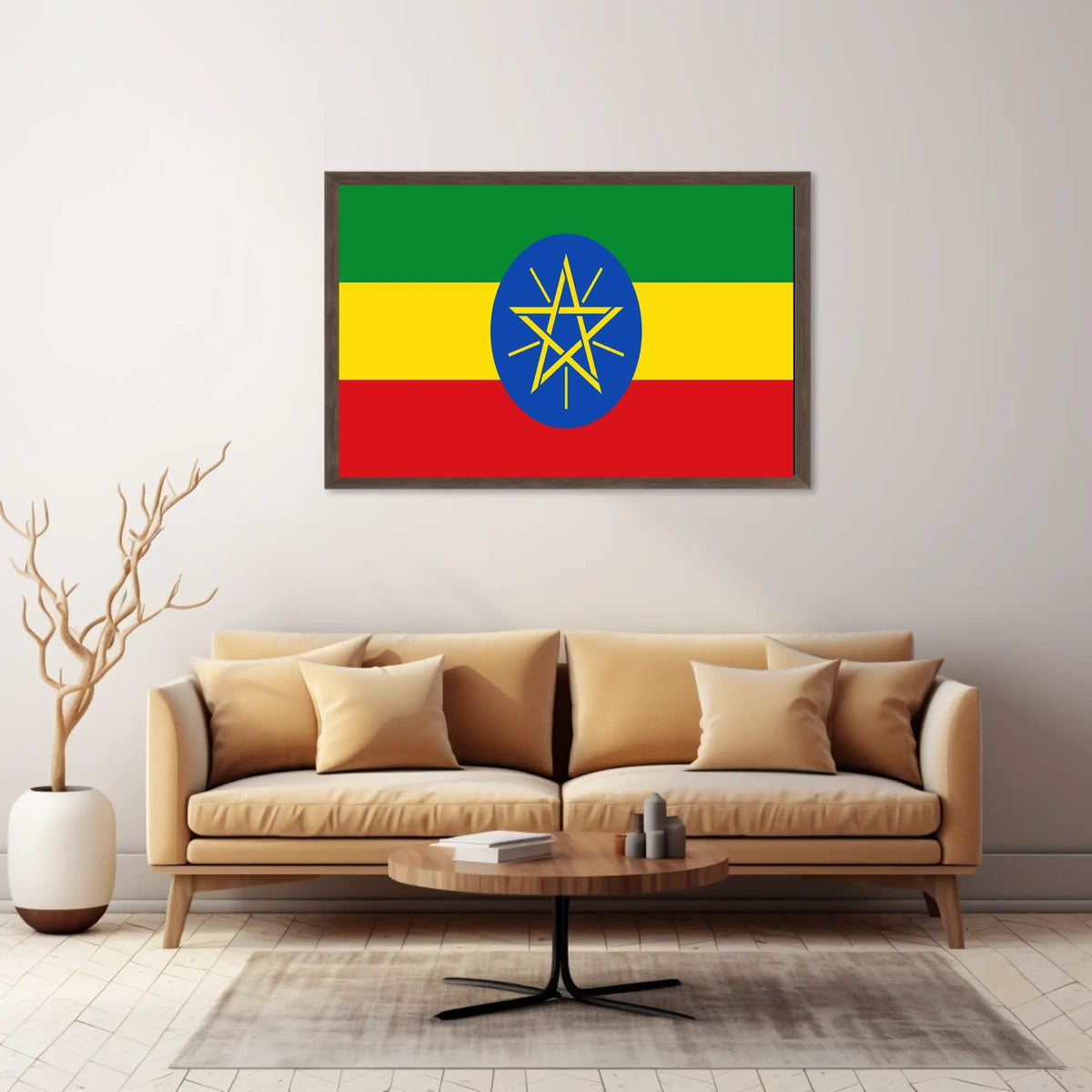 Ethiopia Flag Poster