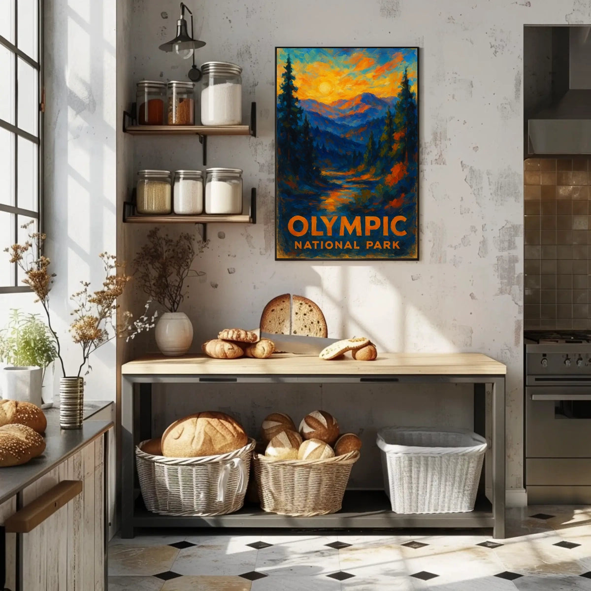Olympic National Park Poster Landscape Wall Art 18x24