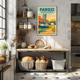 Discover Fargo, North Dakota Poster PosterGoat