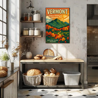 Vermont Adventure Wall Art Print Decor