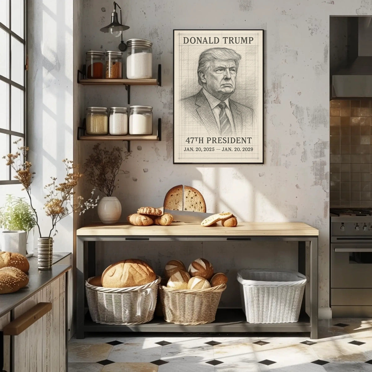 Donald Trump 47th President Poster