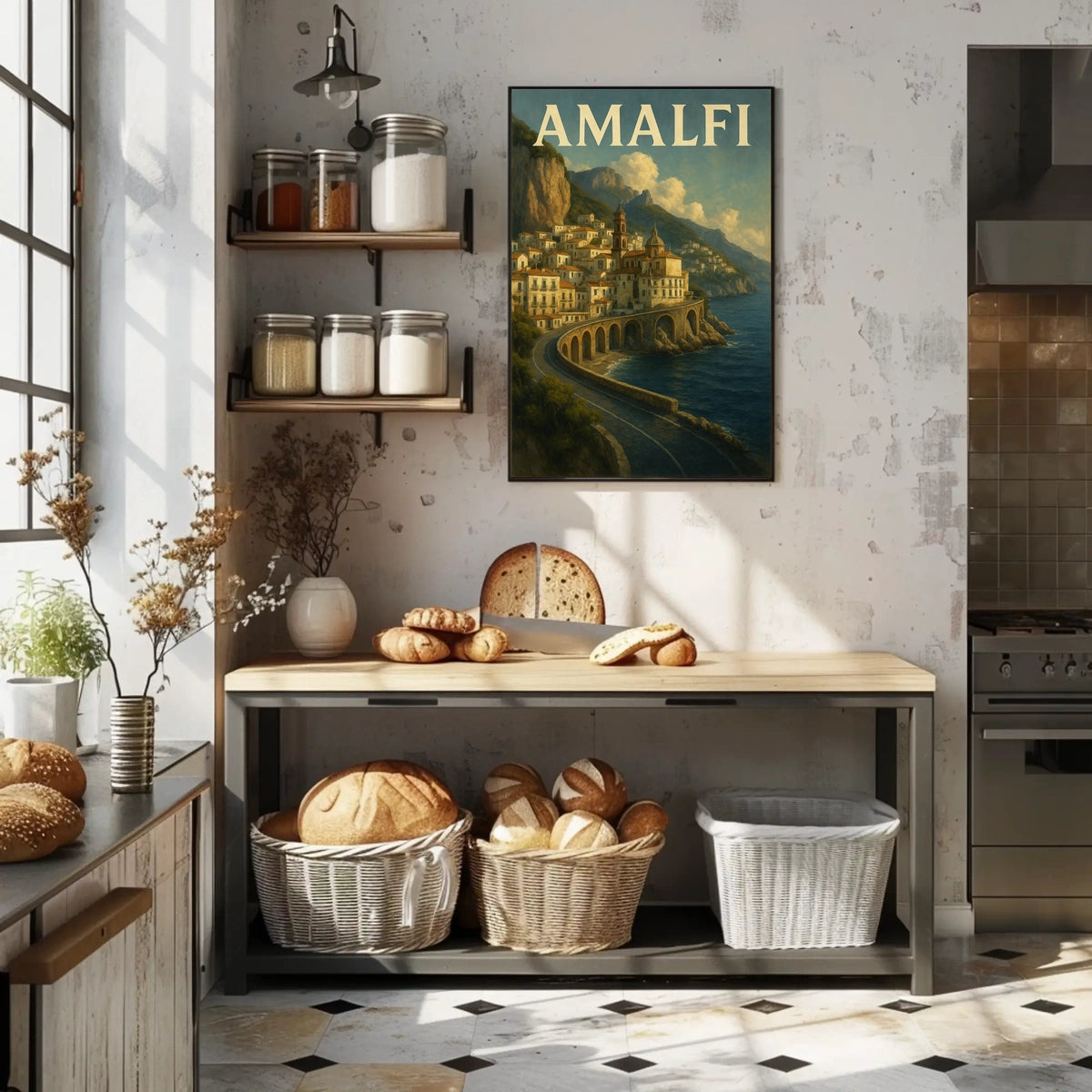 Amalfi Coast Serenity Poster