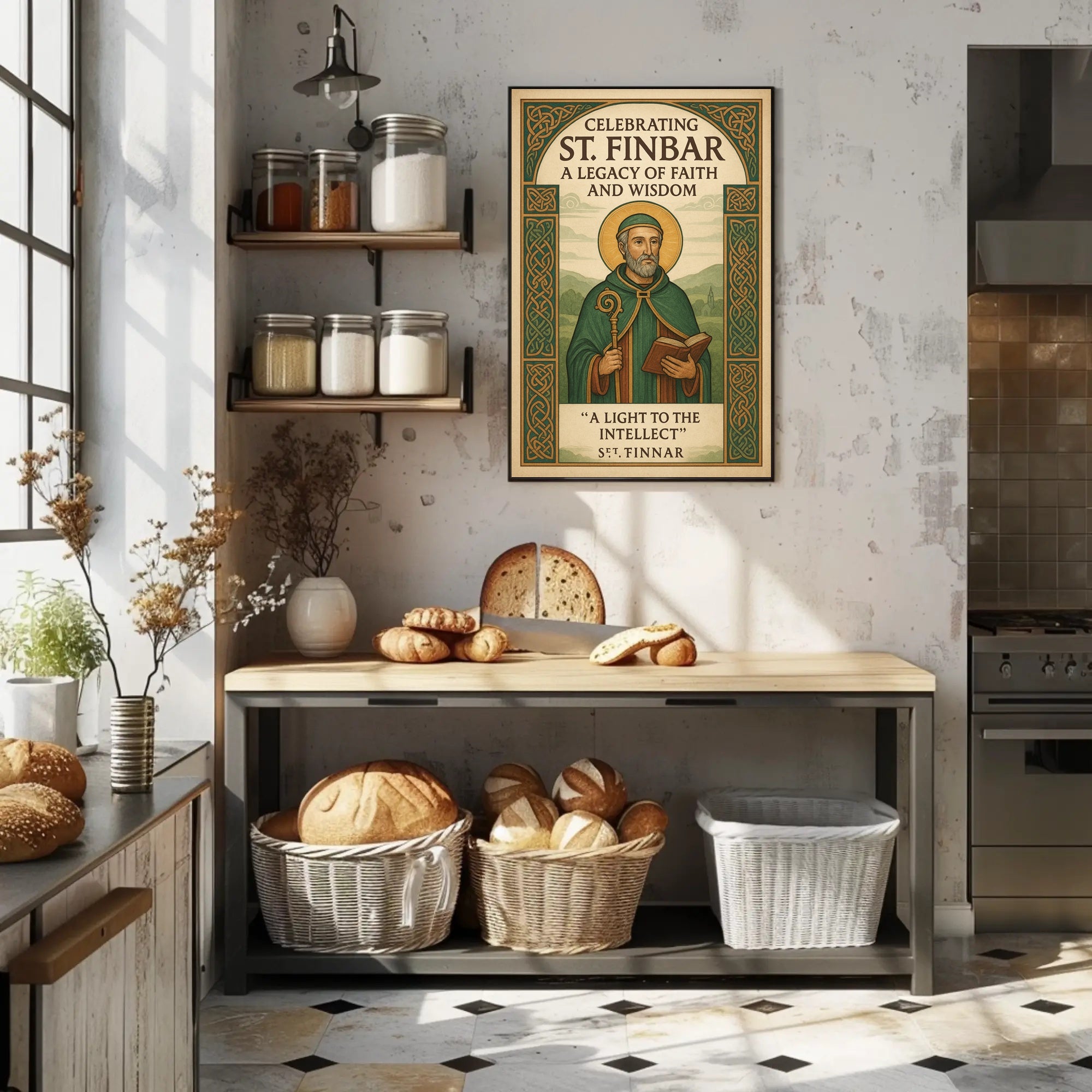 Celebrating St. Finbar Poster PosterGoat