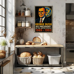 George Bush 41st President Poster