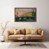 St. Petersburg Elegance Travel Poster Print