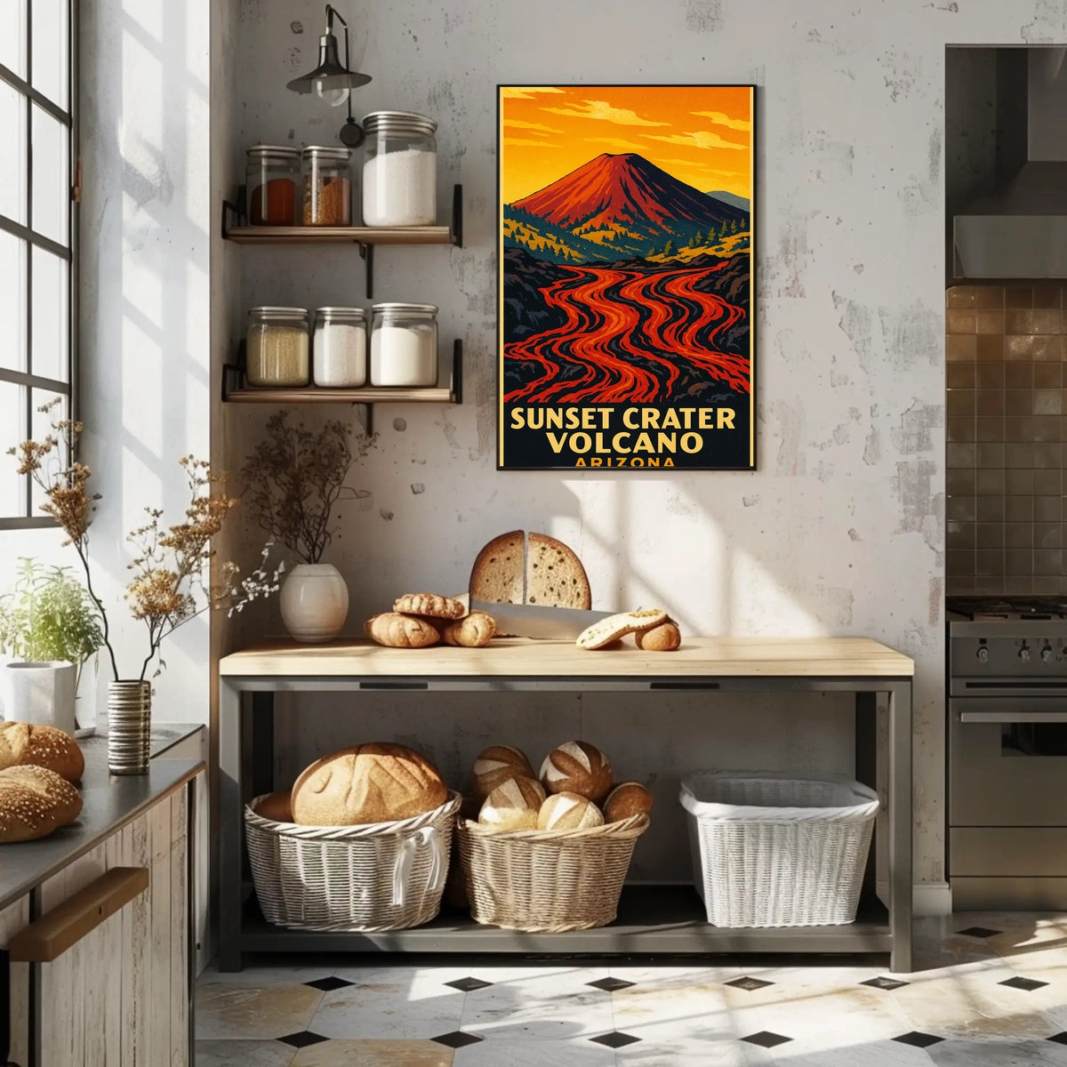 Sunset Crater Volcano Poster