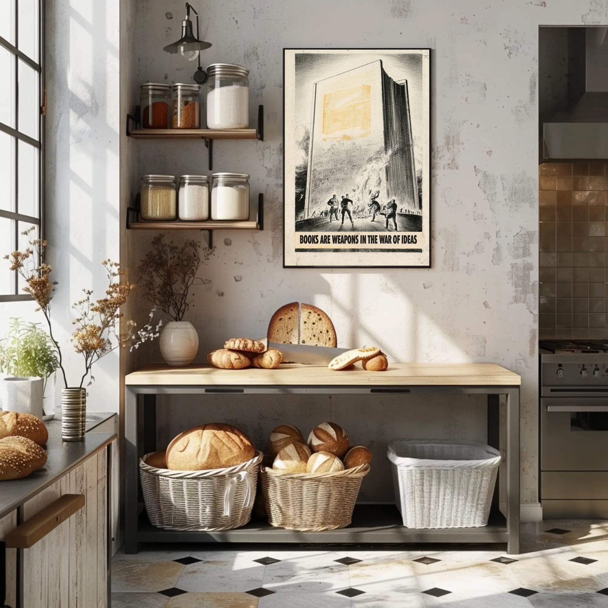 Books as Weapons in the War of Ideas Poster PosterGoat