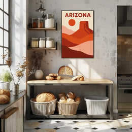 Arizona Desert Landscape Poster