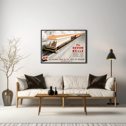 The Devon Belle Train Poster