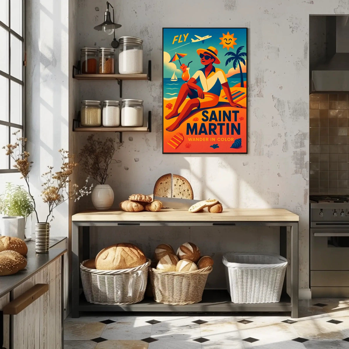 Saint Martin Wander in Color Poster