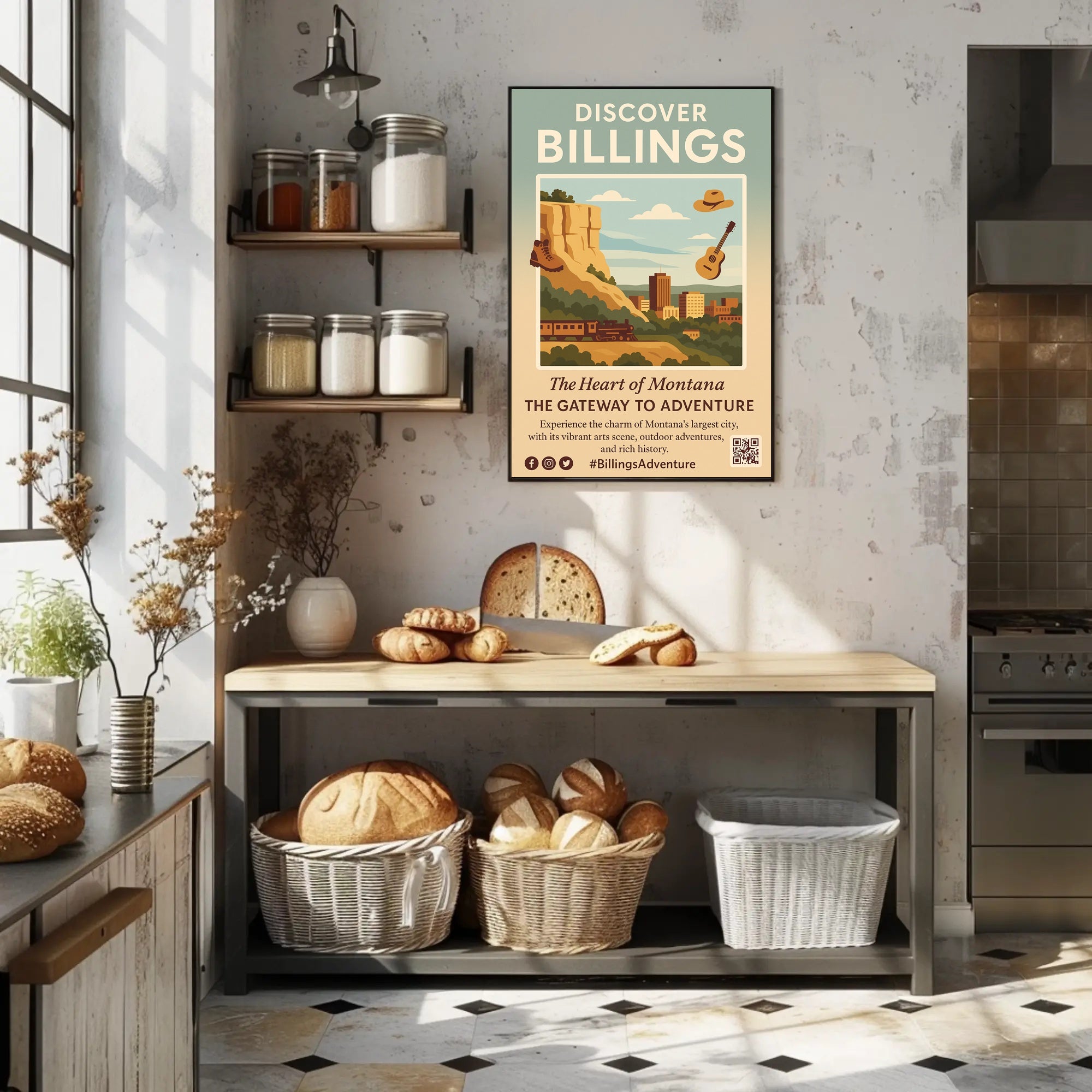 Discover Billings Poster PosterGoat