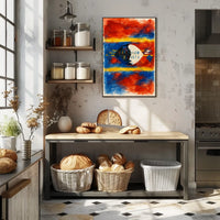 Vibrant Abstract Expression Abstract Poster