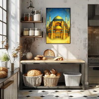Majestic Architecture of Hagia Sophia Poster PosterGoat
