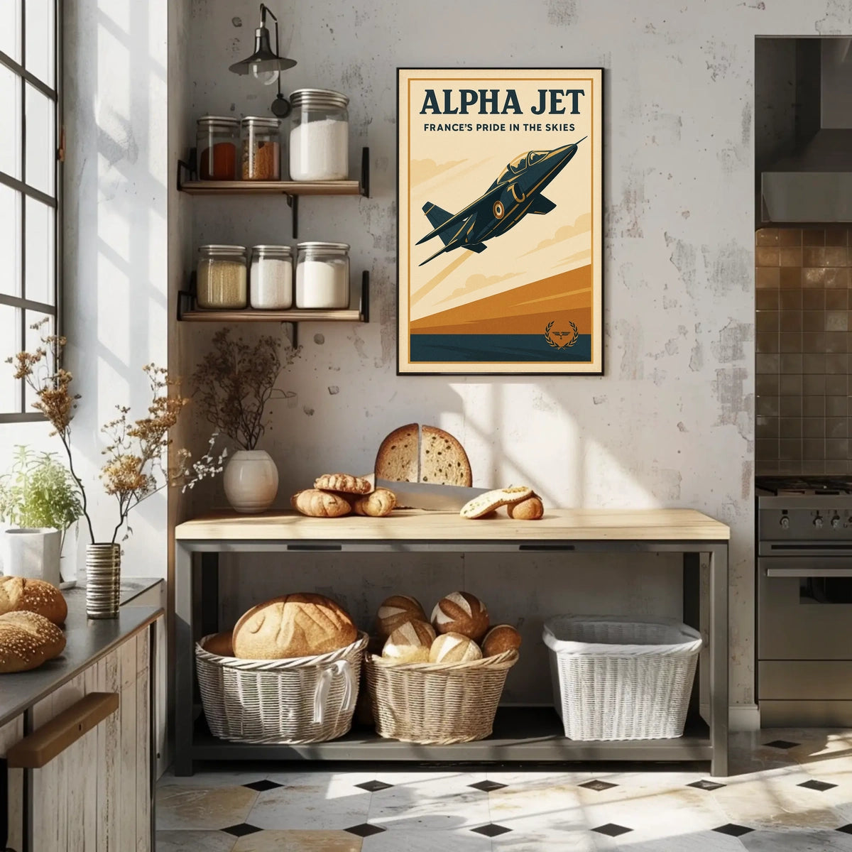 Alpha Jet Frances Pride in the Skies Poster