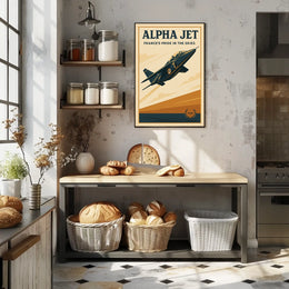 Alpha Jet Frances Pride in the Skies Poster