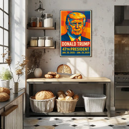 Donald Trump 47th President Poster